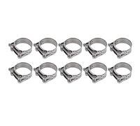 Stylebest Set di Fascette Stringitubo da 10 Pezzi in Acciaio Inossidabile Durevole per Uso Automobilistico e Industriale Fascette per Tubi Zincate in Acciaio Inossidabile 201 (48-51 mm)
