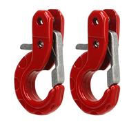 Stylebest Set di Ganci per Rimorchio RC 2 Pezzi Leggeri Resistenti Alla Corrosione per Modelli di Auto SCX10 1/10 in Lega di Alluminio (Rossa)