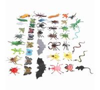 Stylebest Set di Modelli di Dinosauri da 43 Pezzi, Giocattoli Educativi Altamente Simulati per Bambini Dai 3 Anni in su, Materiale in PVC Sicuro (Set da 43 pezzi di animali dinosauri)