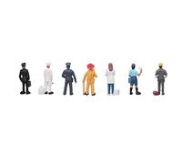 Stylebest Set di Modelli di Personaggi di Simulazione in Plastica Morbida da 7 Pezzi per Giochi di Ruolo e Giochi Educativi per Bambini Sopra i 3 Anni