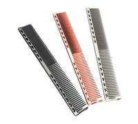 Stylebest Set di Pettini in Alluminio Spaziale, Strumenti per Capelli | Design durevole, leggero, a forma di U, adatto per parrucchieri, previene le fughe