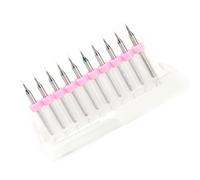 Stylebest Set di Punte da Trapano Micro da 10 Pezzi Set di Punte da Trapano per PCB in Carburo di Alta qualità per Fori di Saldatura Precisi Nei Circuiti Stampati (0,1 mm)