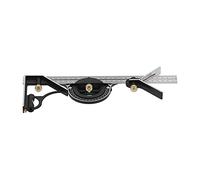 Stylebest Set di Righelli Ad Angolo Quadrato Ad Alta Precisione Strumento Multifunzionale 3 in 1 per la Lavorazione del Legno Acciaio Inossidabile 300 Mm