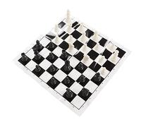 Stylebest Set di Scacchi Set da Gioco Standard Internazionale Portatile per attività di Campeggio All'aperto 32 Pezzi in Plastica Durevole da Viaggio (#2)