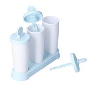 Stylebest Set di Stampi per Gelato da 2 Pezzi, Resistente PE, Macchina per Dessert Fai da Te, per Estiva, Blu, 6 unità