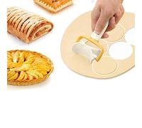 Stylebest Set di Stampi per Stampi per Biscotti Durevoli per la Decorazione di Torte per Pasticceri Domestici - Plastica per Alimenti - 6,7" Rotondo 6,5" Onda Grande 5,4" Onda Piccola (Girare)