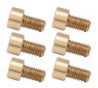 Stylebest Set di Viti a Esagono Incassato con Cappuccio da 50 Pezzi, Elementi di Fissaggio in Rame Durevoli per Uso Industriale, Dimensioni M6, Forti e Resistenti All'usura (M6*10mm)