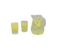 Stylebest Set Mini Brocca di Limonata, Decorazione per Casa delle Bambole in Resina per Miniatura in Scala 1:12 (1:12 3 impostati)