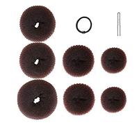 Stylebest Set per Chignon per Capelli, 7 Pezzi, Morbido e Leggero, Modellatore per Ciambelle per Capelli, per Feste, Yoga e Matrimoni