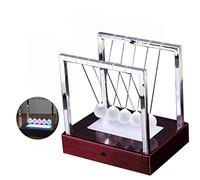 Stylebest Sfera del Pendolo Luminosa, Sfere di Vetro Illuminate a LED, Giocattoli Scientifici per L'ornamento del Desktop, per L'arredamento dello Studio Domestico, con Luce Colorata e Suono (Palla