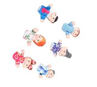 Stylebest Simpatiche Marionette da Dito per Famiglie, Bambole di Peluche per Oggetti di Scena Interattivi per Narrazione di Storie per attività Scolastiche per Bambini, Set di 6