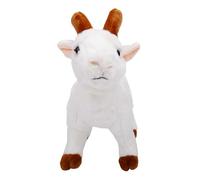 Stylebest Simpatico Peluche di Capra Farcito Ideale per Compleanni e Compagni di Bambini 7,1 Once (Bianca)