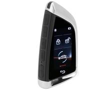 Stylebest Smart Remote Car Key Schermo LCD Accesso Senza Chiave Blocco Automatico per Tutte le Auto con Avvio con un Design Durevole in Lega di Zinco (Argento)