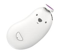 Stylebest Smerigliatrice Elettrica per Unghie per Bambini, Ricarica USB Leggera e con 6 Teste di Macinazione per la Cura delle Unghie a Casa per i Bambini (Bianca)