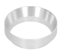 Stylebest Sostituzione Anello Dosatore caffè, Imbuto Dosatore in Alluminio Premium con Coperchio Magnetico, Previene la Polvere Volante, per Baristi Domestici, 1 unità (Copertura in polvere argento