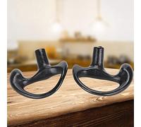 Stylebest Sostituzione della Muffa 'orecchio in Morbido Gel di Silice per un Comfort e un Suono Ambientale Migliorati per la Maggior Parte dei Kit Audio con Tubo a Spirale - 2 unità (Grande)