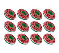 Stylebest Sottobicchiere Gonfiabile Divertente Portabevande per Feste Estive per Bambini 12 Pezzi Galleggianti per Bevande Galleggianti in PVC con Design Anguria