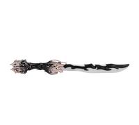 Stylebest Spada Illuminata a LED Pieghevole Che Cambia Colore con Effetti Sonori per Bambini, Materiale ABS, 1 unità (Nera)