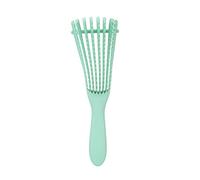 Stylebest Spazzola Districante per Capelli Lisci, Pratico e Pratico Districante per Tutti i di Capelli, Manico in Gomma Compatto, Strumento Parrucchiere Portatile (Verde menta)