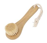 Stylebest Spazzola per Massaggio Spazzola per la Pulizia del Corpo del Viso Morbida e Delicata in Legno per la Cura Quotidiana della Pelle Portatile