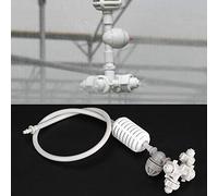 Stylebest Spruzzatore per Irrigazione a Nebulizzazione a 4 Teste con Atomizzazione Fine per Piante da Giardino PVC Grigio 72 G