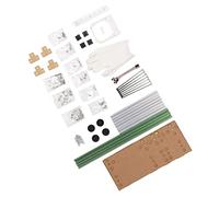 Stylebest Staffa per Custodia Aperta per Computer ATX con Buona Dissipazione del Calore per Costruttori di PC Fai-da-te, Telaio in Lega di Alluminio Colorato per Uso Domestico (Verde Argento)