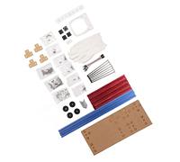 Stylebest Staffa per Custodia Aperta per Computer ATX con Buona Dissipazione del Calore per Costruttori di PC Fai-da-te, Telaio in Lega di Alluminio Colorato per Uso Domestico (Blu Rosso)