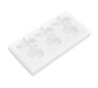 Stylebest Stampo per Gelato in Silicone Resistente Al Calore Multi Griglia Utensile da Fai-da-te per il Divertimento in Famiglia - Bianco - 1 Pezzo (3° Dinosauro)