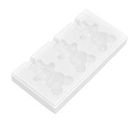 Stylebest Stampo per Gelato in Silicone Resistente Al Calore Multi Griglia Utensile da Fai-da-te per il Divertimento in Famiglia - Bianco - 1 Pezzo (3° Orso)