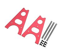 Stylebest Strumento di Sollevamento in Alluminio di Alta qualità per Auto RC per Modellini di Auto RC 1/8 e 1/10 con Facile Installazione e Conservazione (Rossa)