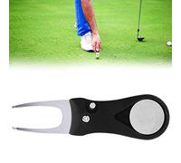 Stylebest Strumento Divot da, Design Pieghevole Durevole (Nera) | Acciaio inossidabile 304, resistente alla corrosione, leggero, facile da trasportare, per uso interno ed esterno