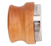 Stylebest Strumento Livellatore di profondità Regolabile per Distributore di caffè per Baristi Domestici, Manico in Faggio e Acciaio Inossidabile, Manomissione del caffè Senza Sforzo (53MM)