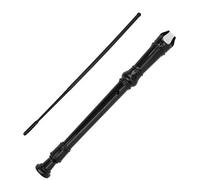 Stylebest Strumento Musicale Durevole per Clarinetto a 8 Fori con Chiave G per Bambini, ABS per la Prima Educazione, con Asta di Pulizia (Nera)