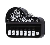 Stylebest Strumento Musicale Portatile Portachiavi Micro Pianoforte con Luci per gli Amanti della Musica Mini Formato Nero