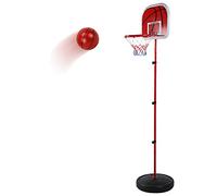Stylebest Supporto da Basket Regolabile per Attrezzatura da Allenamento per Bambini, Altezza 170 Cm, Struttura in Ferro Resistente per Interni Ed Esterni con 2 Palline