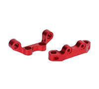 Stylebest Supporto per Braccio Sospensione Superiore in Metallo per TT02, Lega di Alluminio di Alta qualità, Migliora le Prestazioni Dell'auto RC per Scala 1/10, 2 Pezzi (Rossa)