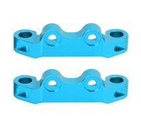 Stylebest Supporto per Braccio Sospensione Superiore in Metallo per TT02, Lega di Alluminio di Alta qualità, Migliora le Prestazioni Dell'auto RC per Scala 1/10, 2 Pezzi (Blu)