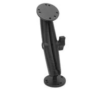 Stylebest Supporto per Fishfinder Staffa Regolabile in Lega di Alluminio Ad Alta Resistenza per Uso Marino Testa a Sfera da 1 Pollice Nera 1 unità (17 cm)