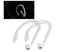 Stylebest Supporto per Gancio per L'orecchio in Silicone per, Design Leggero Ed Elastico, Perfetto per lo Sport e il Fitness, Disponibile in Bianco e, Confezione da 1 (Bianca)