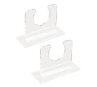 Stylebest Supporto per Montaggio a Parete Durevole per Espositore per Mazza da Baseball in Acrilico per la Decorazione della Stanza degli Appassionati di Sport, Confezione da 2