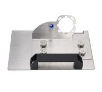 Stylebest Supporto per Smerigliatrice Angolare Regolabile per Smussatore Professionale per Piastrelle in Acciaio Inossidabile Adatto per Smerigliatrici Angolari Tipo 100 23,5 X 13,8 Cm