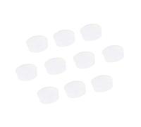 Stylebest Tappi per Fori per Flauto in Gomma Resistente da 10 Pezzi per una Facile Riparazione dello Strumento, Accessori Morbidi e Trasparenti 7x2,5 Mm (CF99 trasparente)