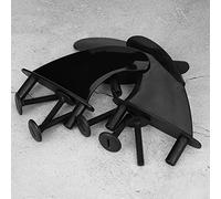 Stylebest Tavola da Surf con Timone a Pinna Nera da 3 Pezzi con Design Flessibile e PVC Resistente Alla Corrosione per comodità di Navigazione (Timone della coda della tavola da surf morbida)