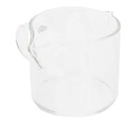 Stylebest Tazza da caffè in Vetro Resistente Al Calore con Manico per Bevande Calde e Fredde, Misurino Piccolo in Vetro Borosilicato da 100 Ml, Ideale per L'uso in