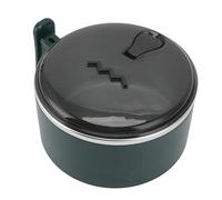 Stylebest Tazza Termica per Ramen con Design del Supporto Grande capacità per Guardare Programmi TV Isolamento Termico in Acciaio Inossidabile 304 1 X (Verde nerastro)