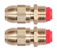 Stylebest Testine di Irrigazione Regolabili per Ugelli per Irrigatori in Ottone da 2 Pezzi per L'irrigazione del Prato Nei Giardini, Filettatura Maschio G1/2 Resistente, Lunghezza 5,5 Cm