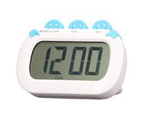 Stylebest Timer da Digitale Ampio Display LCD Conto Alla Rovescia Multifunzionale Accurato per Studio di Materiale ABS Facile da Usare (Blu)