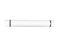 Stylebest Tubo per Poster Espandibile, Impermeabile, Antishock, Portatile, per Archiviare Documenti, Mappe, Opere D'arte da 62,5 Cm a 102 Cm (Bianca)