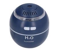 Stylebest Umidificatore a Forma di Palla Mini Umidificatore Compatto per Rifornimento D'acqua con Luce RGB per Camera da Letto Home ABS 120ml (Blu reale)