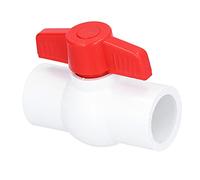 Stylebest Valvola a sfera in PVC Valvola di intercettazione per un facile controllo del flusso d'acqua nell'architettura del paesaggio e nell'irrigazione, durevole e resistente alla corrosione, 1